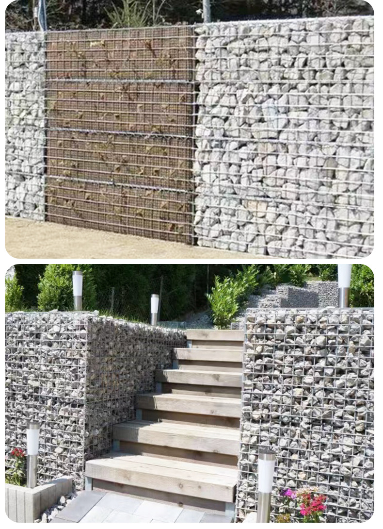 电焊石笼网市政景观用景区公园用生态绿化铁丝网石笼挡墙