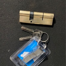 AB锁芯全铜8钥匙铁钥匙工程锁芯防盗门家用锁芯全铜锁芯