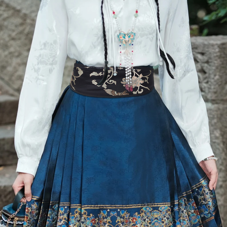 腰带女宽腰封女汉服古风装饰马面裙连衣裙收腰外搭中国风刺绣绑