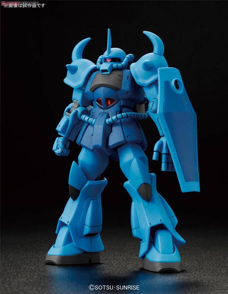 万代hg hguc 196 1/144 gouf ms-07b 老虎 新生版 高达 拼装模型