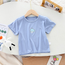 宝宝短袖t恤夏季莫代尔婴儿上衣薄款1一岁男女儿童半袖婴幼儿夏装