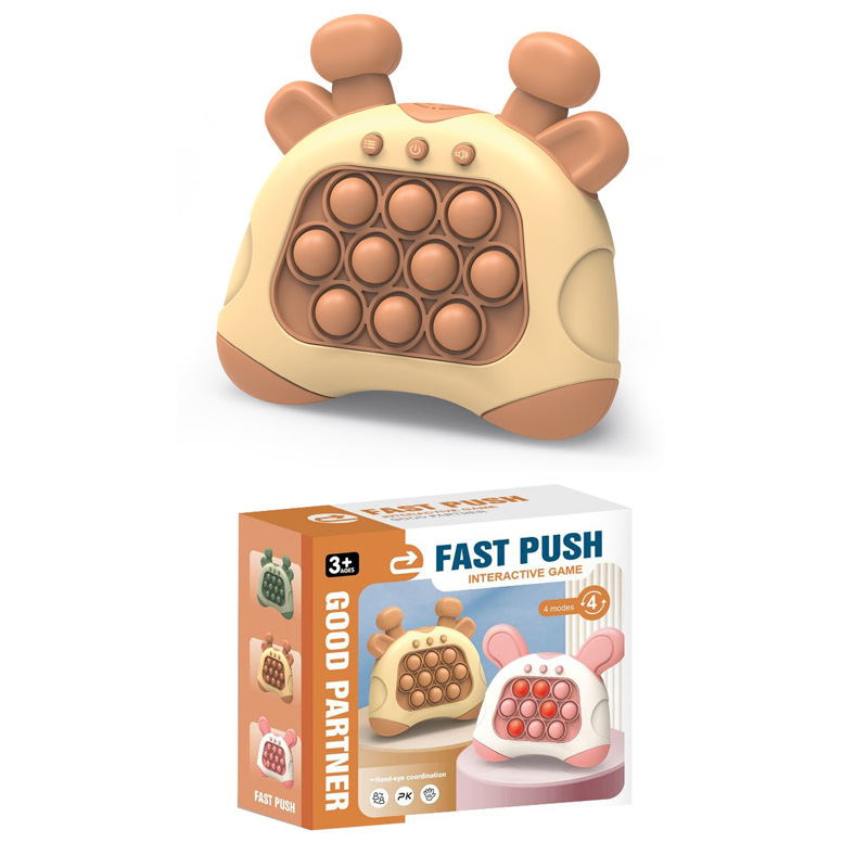 Cross-Border Push-Music Puzzle Quick Push Game Machine Mouse Killer Pioneer Hamster Children's Toy Educational Decompression