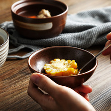 陶瓷餐具碗盘燕窝炖盅  蒸蛋盅炖汤陶瓷碗盘子盖碗套装家用日系