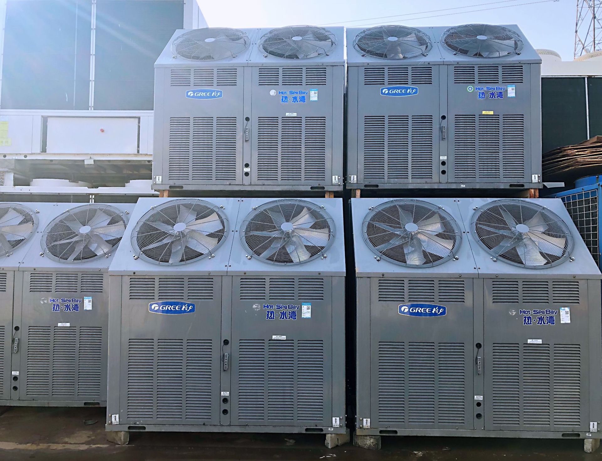 格力65kw空气能热水机组20p25p热水弯热水机-阿里巴巴