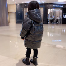 反季韩版儿童面包服加厚冬装女童男童鸭绒中长款白特卖羽绒服宝宝