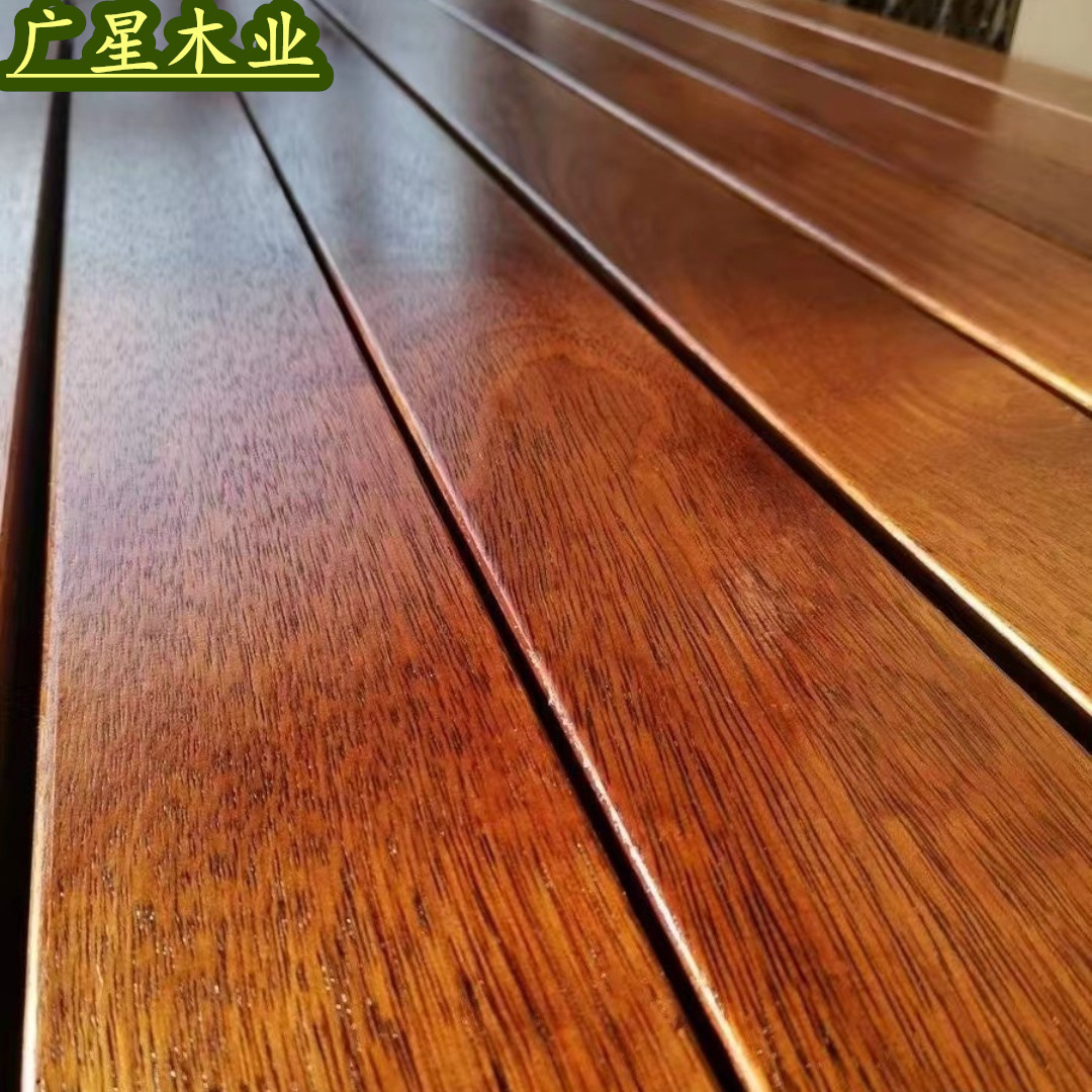 镇店之宝印尼菠萝格防腐木地板 栈道景观菠萝格木板扶手正品保证