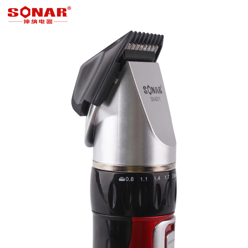 Sonar Hair Scissors Adjustable Rechargeable Hair Clipper Suit Electric Clipper Portable Gift Box Amazon Cross-Border