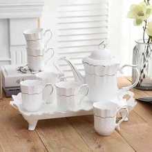 陶瓷水壶水杯套装冷水壶凉水壶茶杯水具家用耐高温茶具一套家用