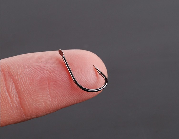 锐王钩伊势尼鱼钩有倒刺1-15号钓鲤鱼鱼草鱼钩子