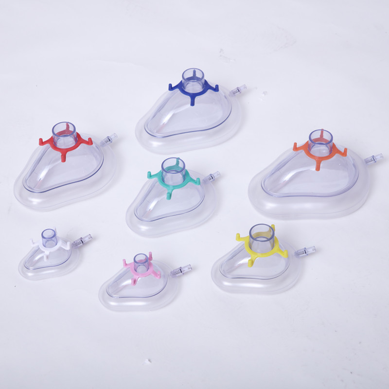 呼吸麻醉面罩一次性可充气式简易呼吸器成人小儿麻醉呼吸球囊面罩