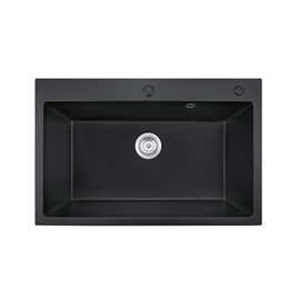 耐摔 SMC 黑色水槽 厨房大单槽洗碗池 商用食堂洗菜盆厂家直供