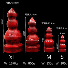 硅胶宝塔后庭肛塞重型大号同志菊花扩肛器前列腺按摩自慰性玩具