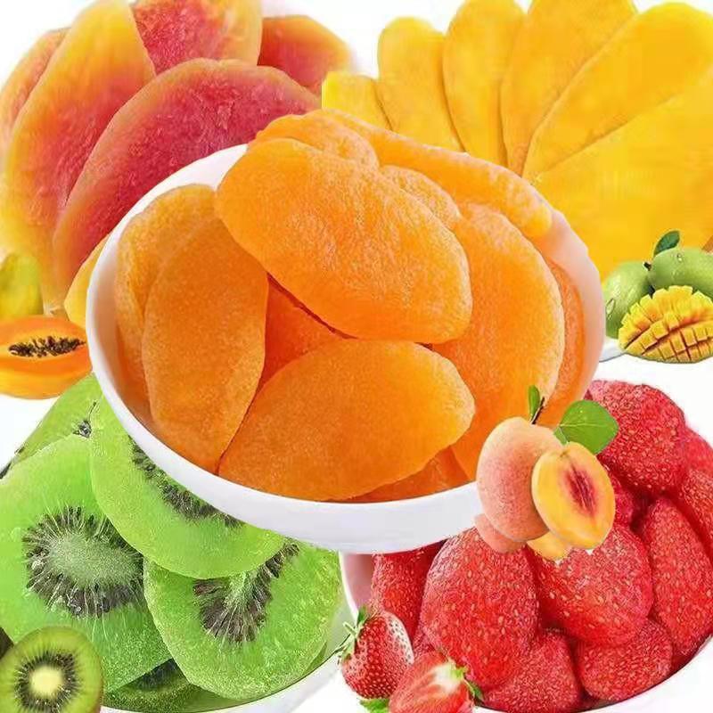 水果干混合装零食大礼包草莓干芒果干黄桃干果零食果脯蜜饯亚马逊
