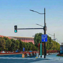 交通信号灯杆 综合杆多功能组合监控杆多杆合一共杆路灯厂家定制