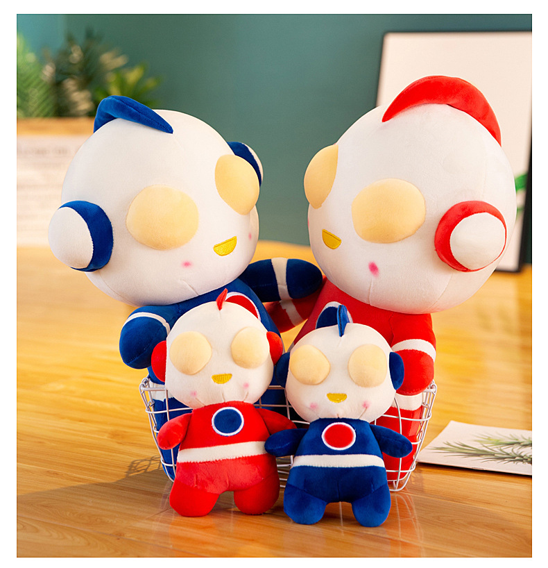 q萌奥特曼男孩礼品玩偶情侣萌公仔q版大号抱枕可爱毛绒奥特曼玩具