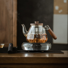 水晶电陶炉煮茶器多功能烧水壶煮白茶水晶玻璃面板高档茶室用