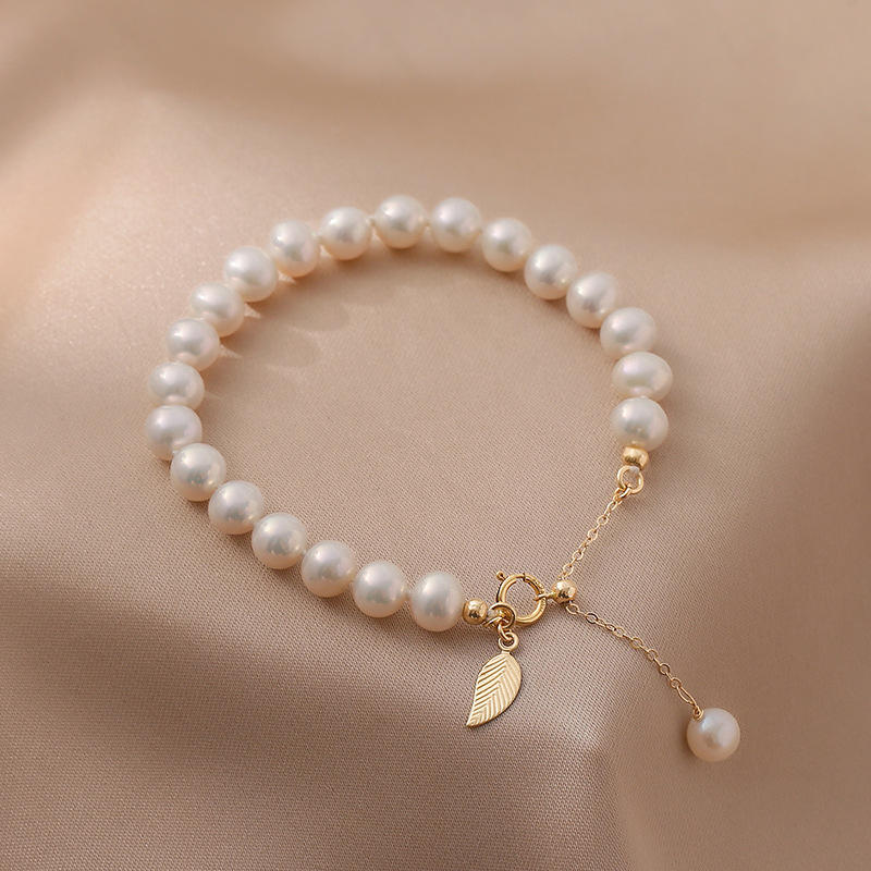 珍珠批发 g18k金满天星手链 日本真多麻异形珍珠手链-询价-阿里巴巴