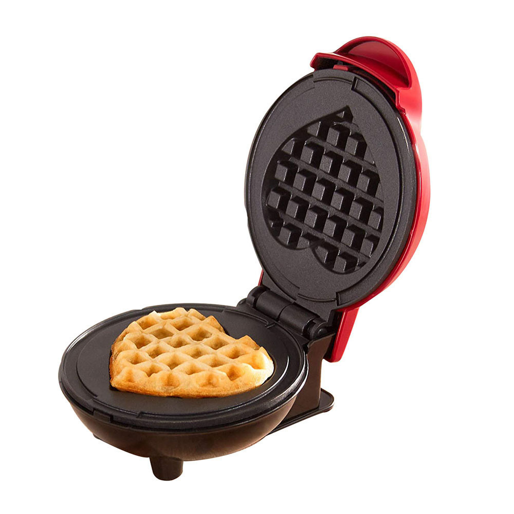 American Standard Love Waffle Machine Toaster round 110V Sandwich Machine Cake Machine Breakfast Machine Heart Shaped Waffle