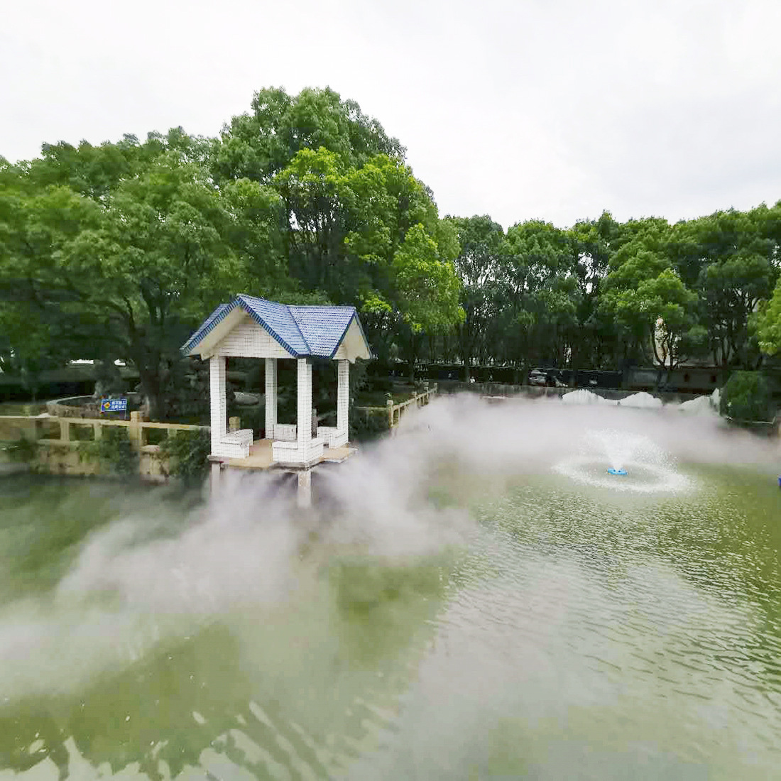 人造雾景观造雾假山造雾公园造雾水面雾化造景人造雾化景观雾森雾