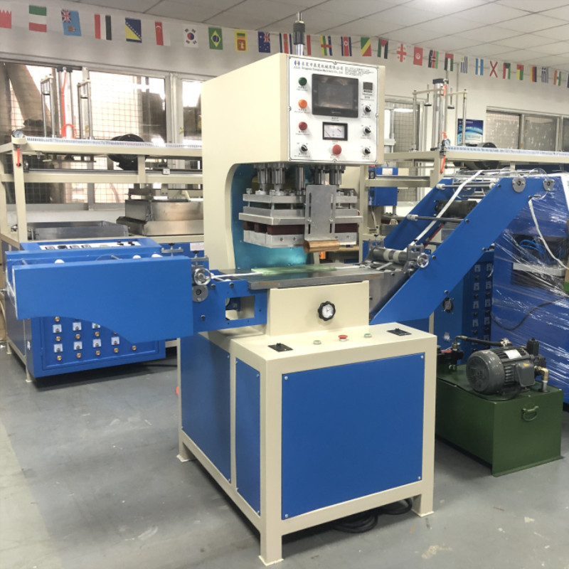 气压式高周波织带压花机 定制油压织带机 松紧带压花烫字设备