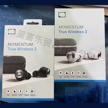 跨境MOMENTUM True Wireless 2真无线蓝牙耳机森海木馒头蓝牙耳机