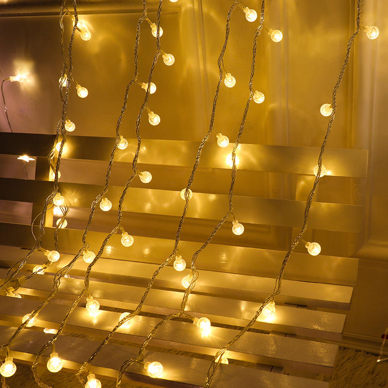 网红装饰小彩灯闪灯led星星灯氛围灯小圆球房间生日布置卧室 串灯