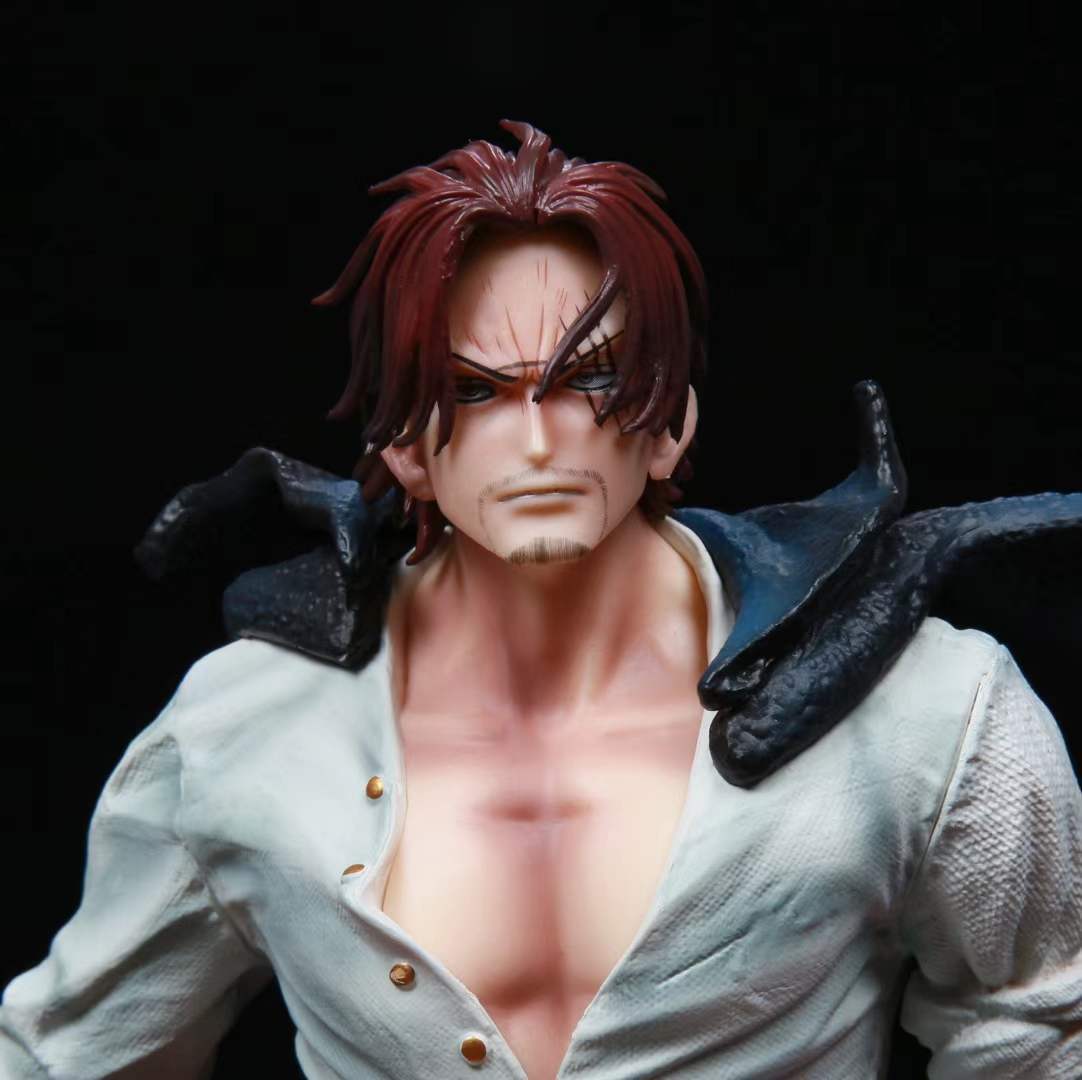 海贼gk四皇 站姿 战斗 红发香克斯 盒装手办公仔模型摆件