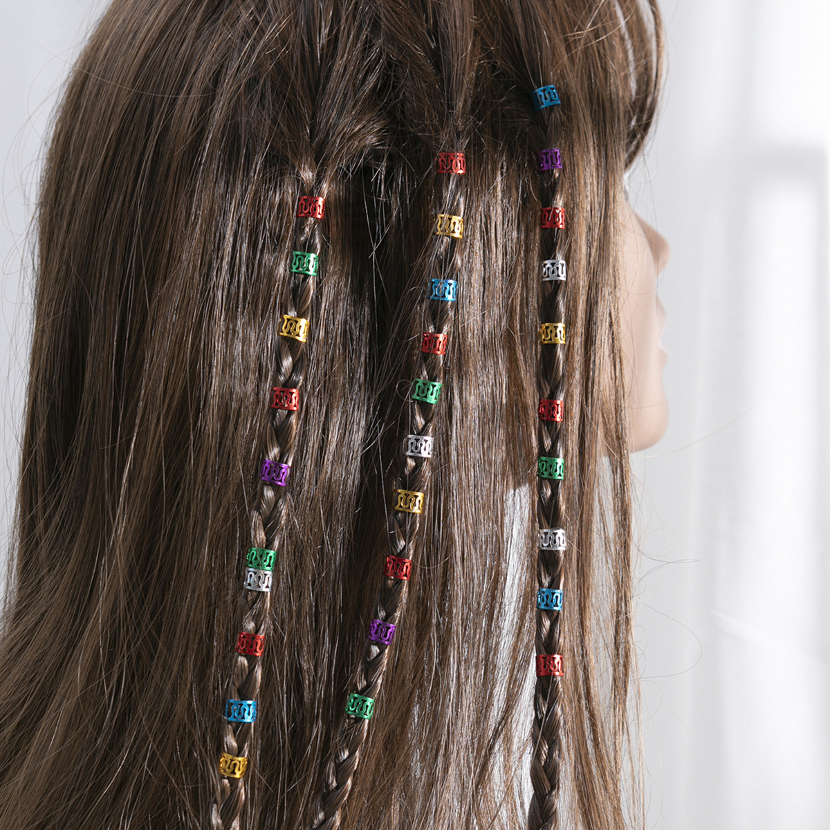 脏辫饰品发圈发环脏辫编辫装饰品 头饰发饰品发扣马尾辫发圈发环