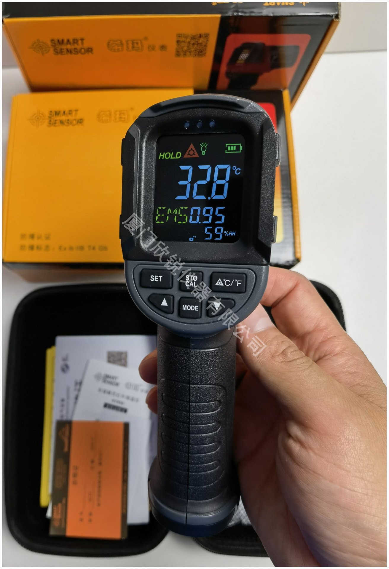 st650希玛防爆型高精度红外线测温仪st652  st653