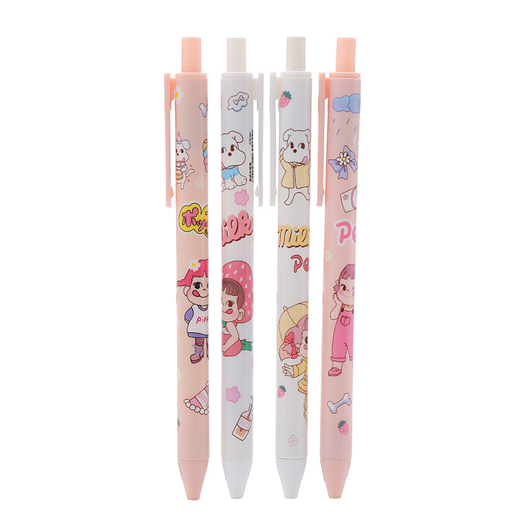 INS Limited Only Two Gel Pen Cute Student Hemp Ball Pressing Pen Office Stationery Press Water-Based Sign Pen