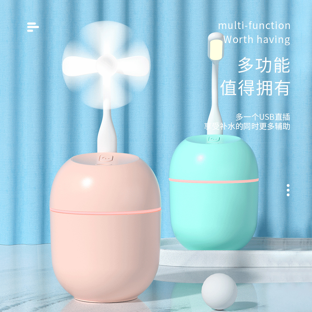 Colorful Egg Water Drop Humidifier Mini USB Car Home Desktop Office and Dormitory Promotional Gift Logo Wholesale