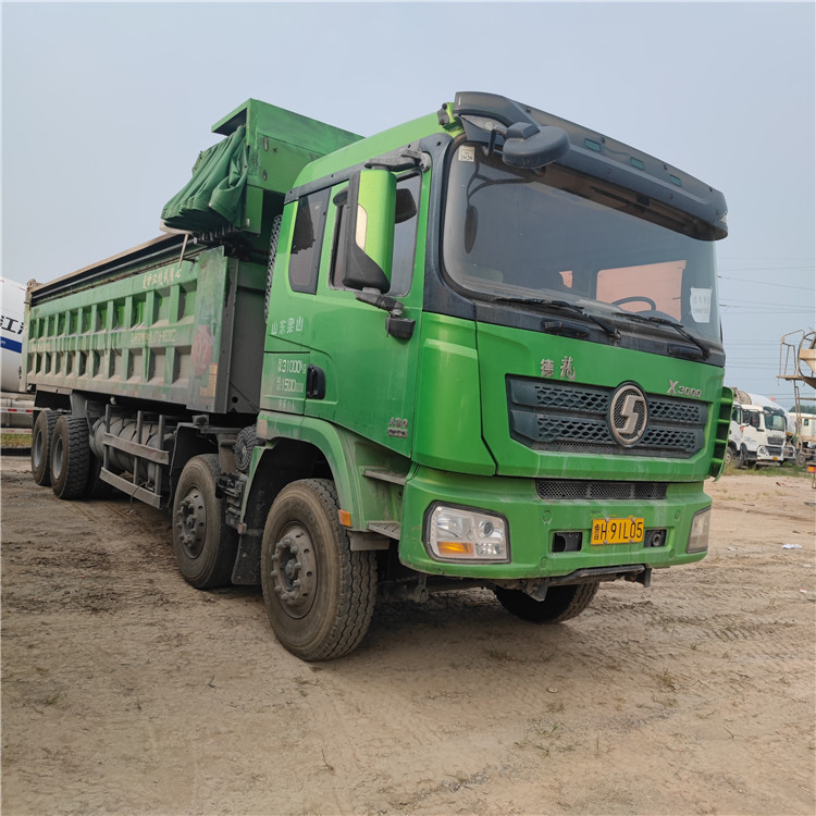 二手德龙x3000自卸车 430马力前四后八7.