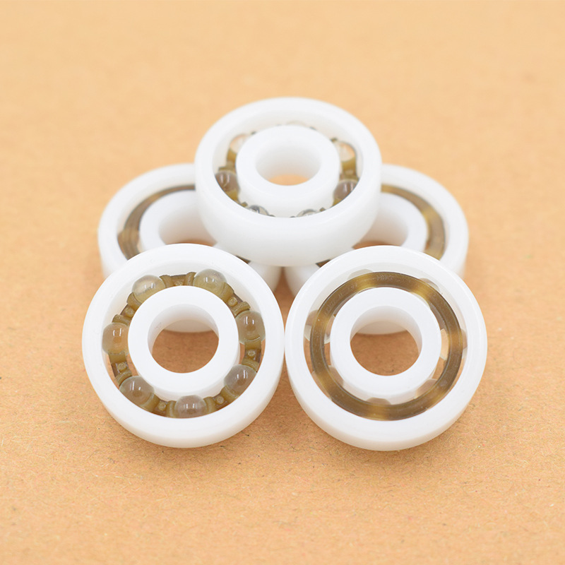 厂家直供pom树脂尼龙pu包胶塑料6200轴承10*30*9玩具轴承塑料轴承
