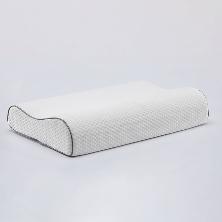 凝胶慢回弹高低枕记忆棉枕芯护颈枕颈椎舒缓高低枕波浪形海绵枕头