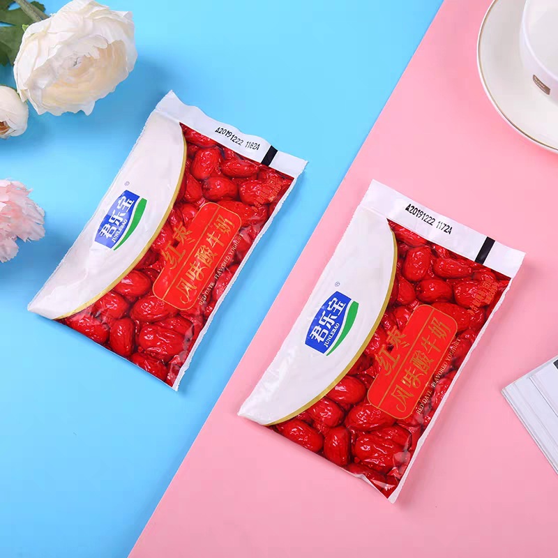 君乐宝原味红枣风味酸奶袋装风味150g*15整箱