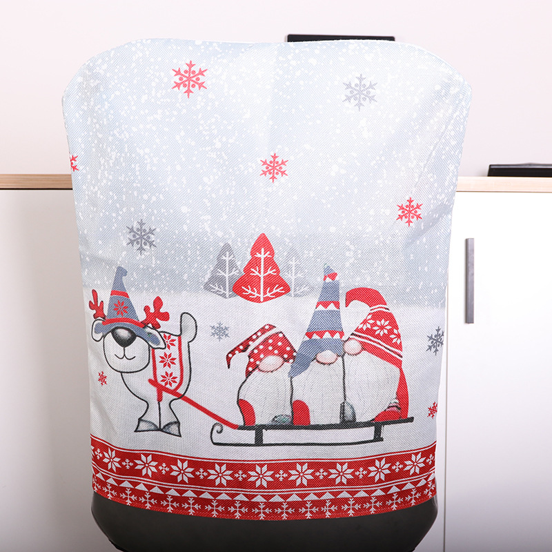 Christmas Seat Cover Christmas Decoration Supplies Red Chair Cover Chair Cover Christmas Decoration Seat Cover