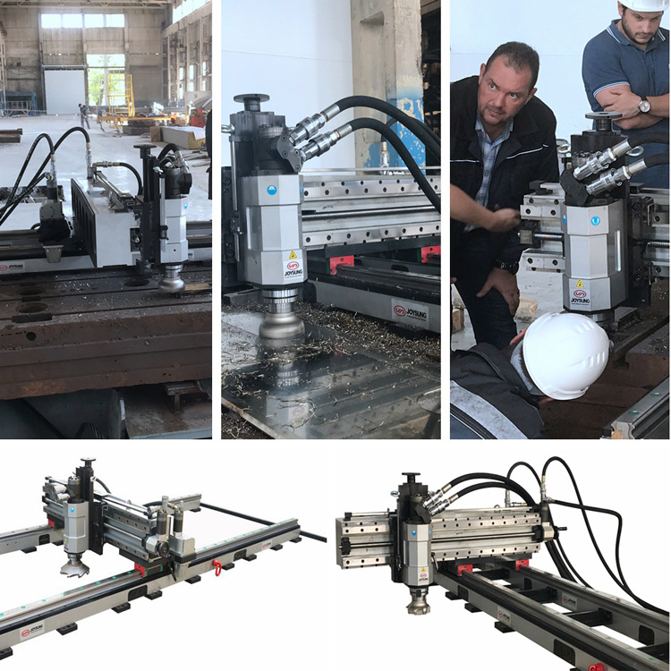 便携式平面铣床曼透平机铣削机平面铣削机移动式龙门铣床
