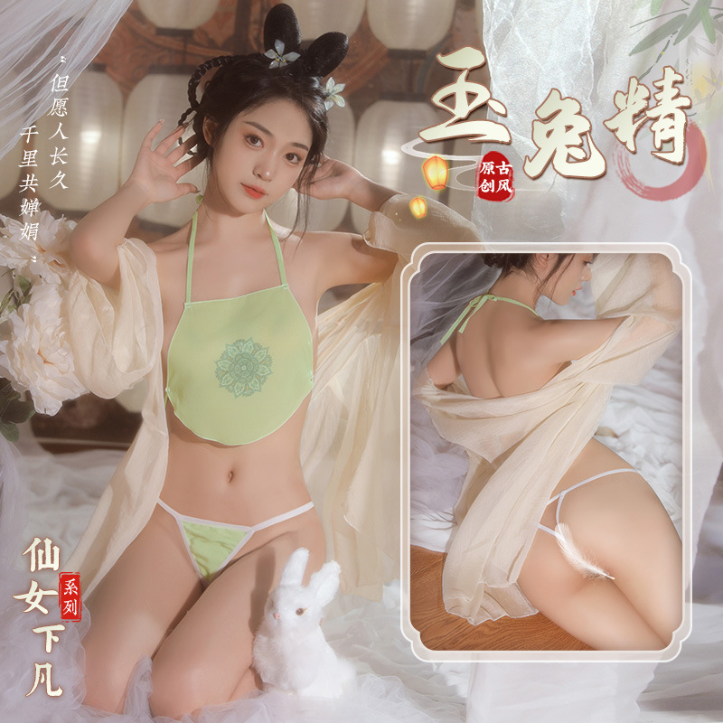 xiaojia jasper fresh antique style suit sexy lingerie sexy passion temptation uniform 5123