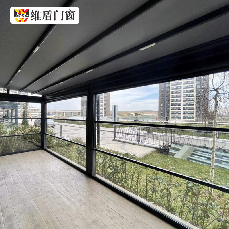 维盾断桥铝门窗 上下推拉窗 铝合金窗卧室客厅隔音钢化玻璃落地窗
