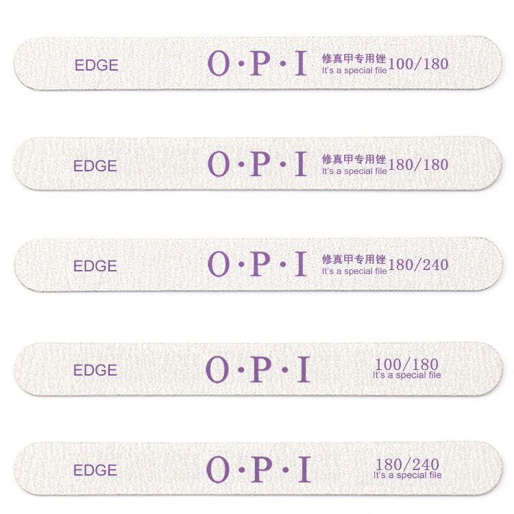 Edge O.P. I Special File for Real Nail Repair Thin Nail Rub Wood Leather Double-Sided Sanding Bar Trimming Strip Trimming Strip