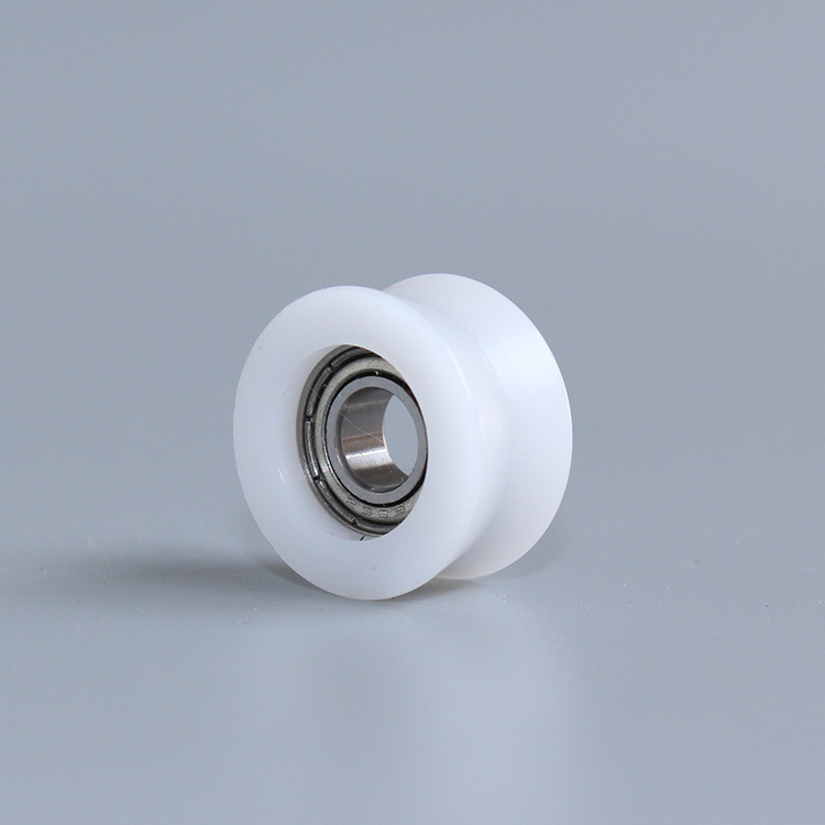 注塑输送轮 v形滑轮686 626 698zz轨道门窗滑轮696rs塑料轴承滚轮