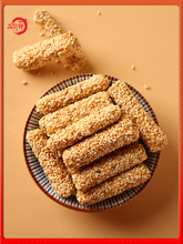 金啄纯手工正宗芝麻糖山东特产芝麻杆麦芽糖灶糖怀旧零食酥脆麻糖