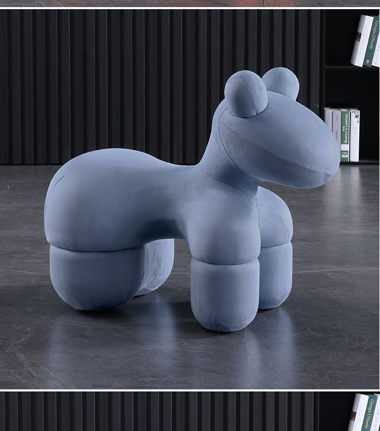 动物座椅pony chair小马椅子设计师款创意动物凳子儿童椅动物坐凳