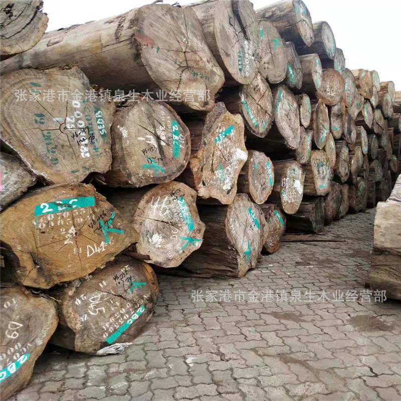 现货供应小乌金原木乌金木板材帮锯家具材花纹美丽耐腐防虫