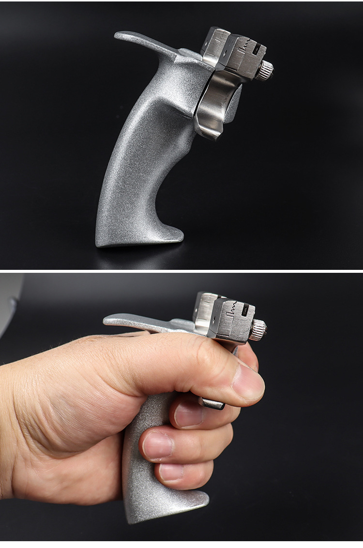 新款扁皮弹弓高精度弹弓架盖世英雄弹弓扁皮钛合金弹工大全大威力