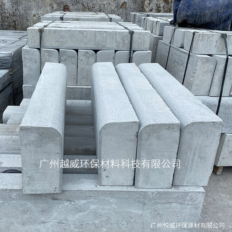 pc砖路沿石厂家 混凝土车挡石 芝麻白路边石规格 碧桂园仿石道牙