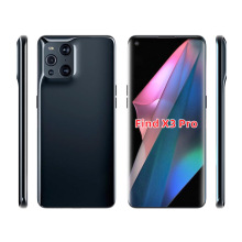 适用OPPO Find X3 Pro 磨砂软胶TPU实黑素材清水套手机壳批发