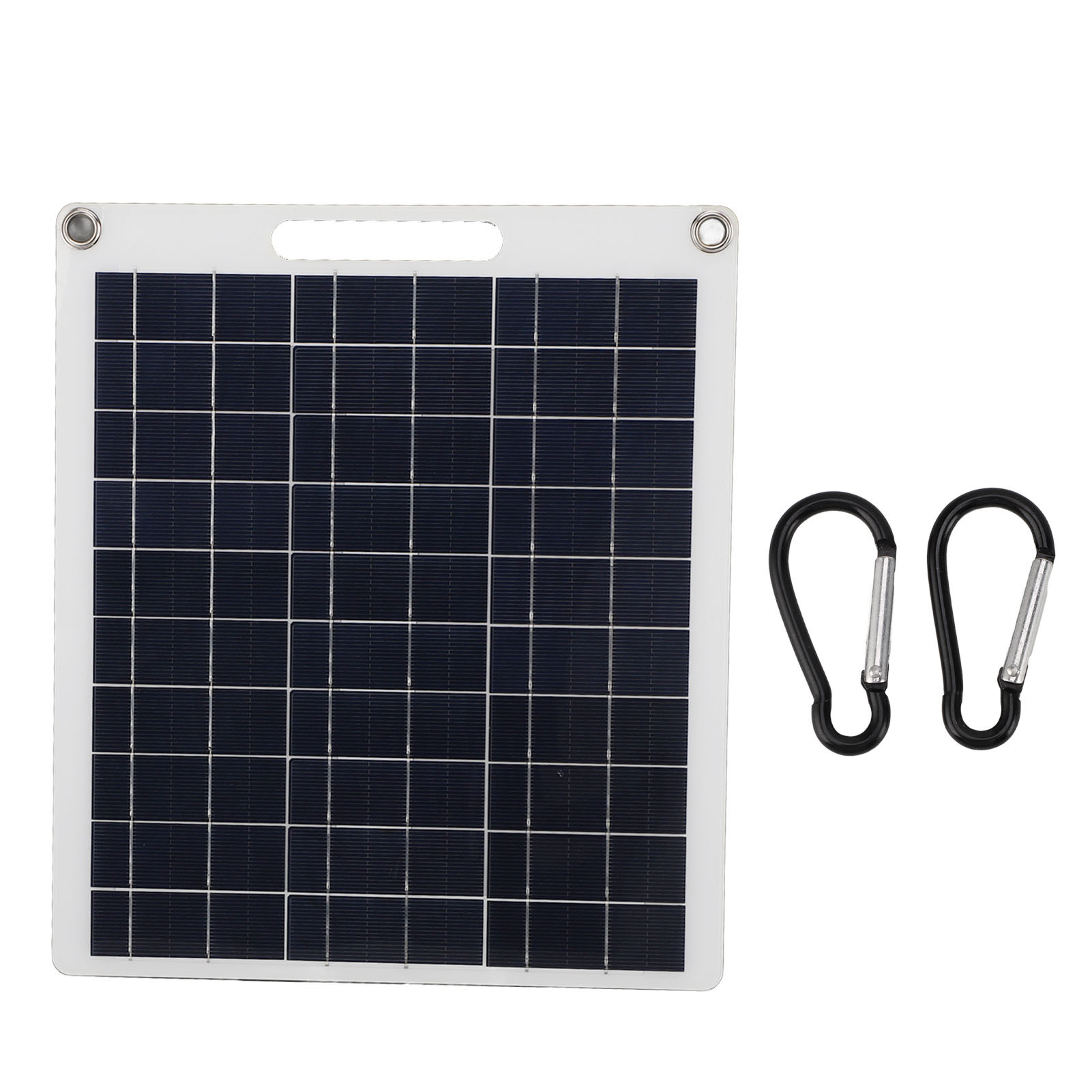 30W5V太阳能手机充电板柔性太阳能板背包户外充电手机双USB多晶硅