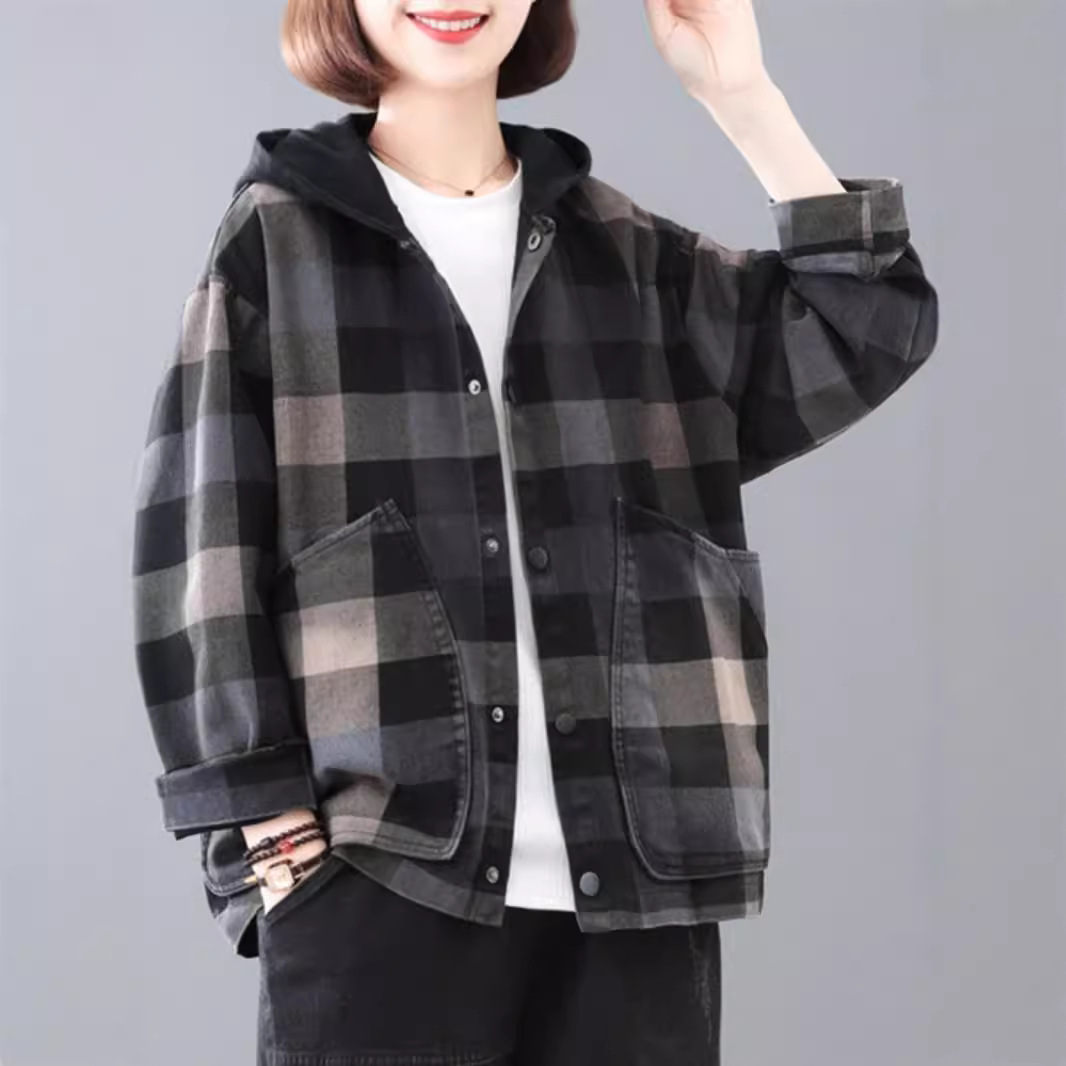 大码中年妈妈装秋装外套2024新款中老年女装春秋女士上衣洋气