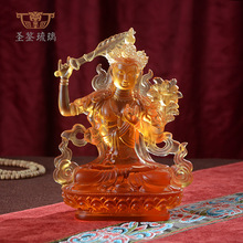 琉璃文殊菩萨藏文殊西藏密宗琉璃佛像厂家批发五个尺寸现货供应
